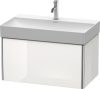 Duravit XSquare, mosdó szekrény 78,4 cm széles XS 4062 dekor 2 DuraSquare