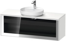 Duravit Vitrium, mosdó szekrény 120 cm széles VT4792 dekor1, világítással