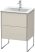 Duravit XSquare, mosdó szekrény 61 cm széles XS 4445 dekor 1 ME by Starck