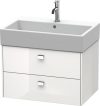 Duravit Brioso, mosdó szekrény 68,4 cm széles BR4154 dekor 2, Vero Air