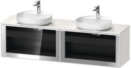 Duravit Vitrium, mosdó szekrény 160 cm széles VT4794 dekor2, világítással