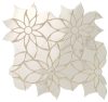 fap ceramiche roma gold, calacatta delicato daisy mosaico 29 x 31,9 cm RT brillante