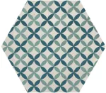 Marca Corona 1741, terra art astro o/c esagona