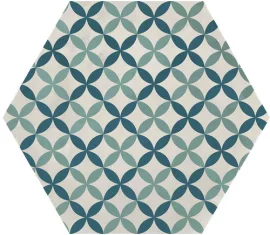 Marca Corona 1741, terra art astro o/c esagona