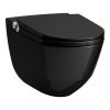 Laufen Riva akciós csomag, fali wc H820691020000P rimless, fényes fekete Laufen Riva akciós csomag, fali wc H820691020000P rimless, fényes fekete
