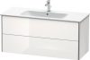 Duravit XSquare, mosdó szekrény 121 cm széles XS 4174 lakkozott ME by Starck