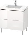 Duravit Vero Air, mosdó szekrénnyel  80 cm széles LC6937, dekor 2