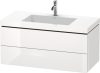 Duravit Vero Air, mosdó szekrénnyel 100 cm széles LC6928,  dekor 2