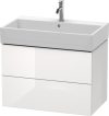 Duravit L-Cube, mosdó szekrény  78,4 cm széles LC 6277 dekor 2, Vero Air