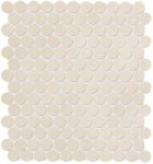 fap ceramiche color now, beige round mosaico 29,5 x 32,5 cm