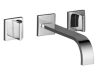 Dornbracht, MEM mosdó csaptelep 36 712 782-08 három pontos fali kivitel, platinum Dornbracht, MEM mosdó csaptelep 36 712 782-08 három pontos fali kivitel, platinum