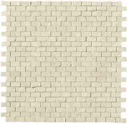 fap ceramiche lumina stone, beige brick mosaico anticato 30,5 x 30,5 cm