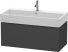 Duravit L-Cube, mosdó szekrény  98,4 cm széles LC 6178, Vero Air