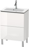 Duravit L-Cube, mosdó szekrény  62 cm széles LC 6673 lakkozott, ME by Starck