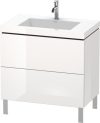 Duravit Vero Air, mosdó szekrénnyel  80 cm széles LC6937, lakkozott