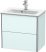 Duravit XSquare, mosdó szekrény 61 cm széles XS 4165 dekor 1 ME by Starck