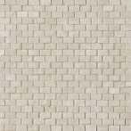 fap ceramiche maku, grey brick mosaico 30,5 x 30,5 cm 