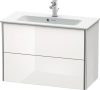 Duravit XSquare, mosdó szekrény 81 cm széles XS 4166 dekor 2 ME by Starck