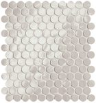   fap ceramiche glim, ghiaccio round mosaico 29 x 32,5 cm RT brillante