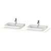 Duravit Happy D.2 Plus, mosdópult 160 cm széles HP 032H B, lakkozott