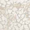 fap ceramiche roma diamond, calacatta schegge mosaico 30 x 30 cm fényes