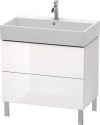 Duravit L-Cube, mosdó szekrény  78,4 cm széles LC 6777 dekor 2, Vero Air