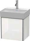 Duravit XSquare, mosdó szekrény 43,4 cm széles XS 4060 L/R lakkozott DuraSquare