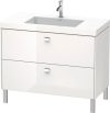 Duravit Brioso, mosdó szekrénnyel 100 cm széles BR4702 dekor 2, Vero Air Duravit Brioso, mosdó szekrénnyel 100 cm széles BR4702 dekor 2, Vero Air