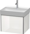 Duravit XSquare, mosdó szekrény 58,4 cm széles XS 4061 lakkozott DuraSquare