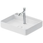   Duravit Bento Starck Box, mosdótál 55 cm széles 2381553071, fehér szatén matt