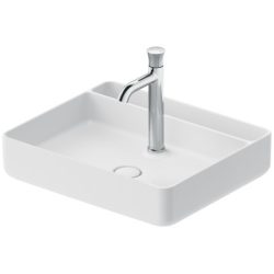 Duravit Bento Starck Box, mosdótál 55 cm széles 2381553071, fehér szatén matt