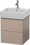 Duravit L-Cube, mosdó szekrény  48,4 cm széles LC 6274 furnérozott, Vero Air