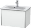 Duravit XSquare, mosdó szekrény 61 cm széles XS 4065 dekor 1 ME by Starck