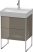 Duravit XSquare, mosdó szekrény 58,4 cm széles XS 4442 lakkozott DuraSquare
