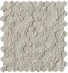 fap ceramiche bloom, grey print esagono 29,5 x 32,5 cm RT