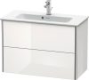 Duravit XSquare, mosdó szekrény 81 cm széles XS 4166 lakkozott ME by Starck