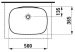 Laufen Ino mosdó 50 cm széles H8173027161091 beültetett, matt fekete