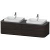 Duravit Happy D.2 Plus, alsószekrény 160 cm széles HP 4974 B furnérozott