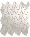 fap ceramiche roma gold, calacatta oro leaves mosaico 25,9 x 30,9 cm RT brillante