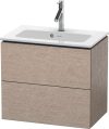 Duravit L-Cube, mosdó szekrény  62 cm széles LC 6256 furnérozott, ME by Starck