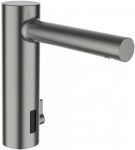   Laufen twintronic, mosdó csaptelep F707003423060 elemes, szálhúzott rozsdamentes acél