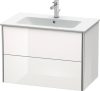 Duravit XSquare, mosdó szekrény 81 cm széles XS 4172 dekor 2 ME by Starck