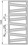 Zehnder Kazeane radiátor 130 x 60 cm