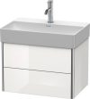 Duravit XSquare, mosdó szekrény 58,4 cm széles XS 4167 dekor 2 DuraSquare