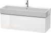 Duravit L-Cube, mosdó szekrény 118,4 cm széles LC 6179 lakkozott, Vero Air