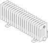Zehnder Charleston radiátor 30 x 96 cm, elektromos kivitel Zehnder Charleston radiátor 30 x 96 cm, elektromos kivitel