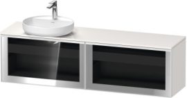 Duravit Vitrium, mosdó szekrény 160 cm széles VT4793 dekor2, világítással