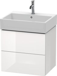 Duravit L-Cube, mosdó szekrény  58,4 cm széles LC 6275 dekor 2, Vero Air