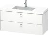 Duravit Brioso, mosdó szekrénnyel 120 cm széles BR4608 dekor 1, Vero Air