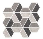 sant'agostino highstone, hexagon dark 24 x 28 cm natur